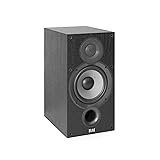 ELAC Debut 2.0 B6.2 Bookshelf Speakers, Black