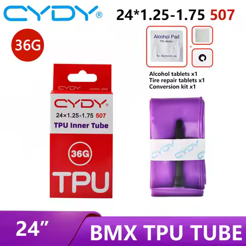 CYDY Bicycle TPU Inner Tube 24" 507 24x1.25 1.35 1.4 1.5 1.6 1.75 Inch Valve 45mm Tyre Camera BMX GR