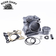 เสื้อสูบ สำหรับ PCX160 lead125 giorno125 ขนาด60/62/63/66 ชุดเสื้อสูบพีซีเอส ได้ของตามรูป เกรด A โรงง