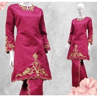 Baju Kurung Moden Baju kurung Pahang nikah pengantin Baju raya Baju perempuan Baju Kebaya tunang mus