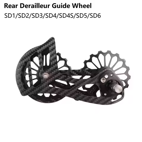 Bicycle Carbon Fiber Ceramic Rear Derailleur 17T Pulley Guide Wheel For Shimano 6800 R7000 R8000 R91