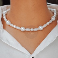 Pearl Necklace / Bead Necklace Korean Necklace Trendy/ Necklace / Choker Necklace Beautiful Necklace