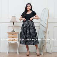Rok Payung 7/8 Motif Batik / ROK MODERN / ROK KERJA WANITA / ROK REMPEL / BAWAHAN WANITA /  ROK PANJ