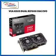 Video Card - VGA ASUS Dual Radeon RX 7600 EVO OC Edition 8GB GDDR6 (DUAL-RX7600-O8G-EVO) - Genuine P