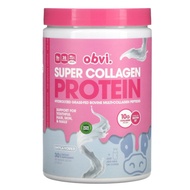 Obvi, Super Collagen Protein, Unflavored, 337.5 g, O Sugar, 35 Calories, 10g CollagenPeptides