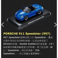 PORSCHE 911 Speedsder (997) 7-11 PORSCHE Model Car