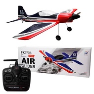 COD Fx9706 2024 New Remote Control Five-Channel Fixed Wing Model Foam Red Bull Fighter Aircraft Remo