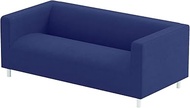 The Klippan Loveseat Cover Replacement is Made Compatible for IKEA Klippan Loveseat Slipcover, A Sofa Cover Replacement (Polyester Blue)