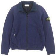 【持續更新】成色極佳 ▼ STONE ISLAND 6915561D8 Logo 貼片絎縫雙拉鍊夾克/短外套 海軍藍 S 碼 義大利製 正品 男士