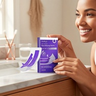7-Pack At-Home Teeth Whitener Strips with Hydrogen Peroxide for Brighter Smile Jalur Pemutih Gigi 7-