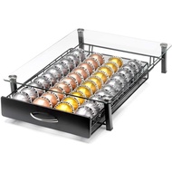 Coffee Vertuo Capsules Organizer Coffee Pod Holder Storage Drawer Nespresso For Vertuoline Capsule Rack