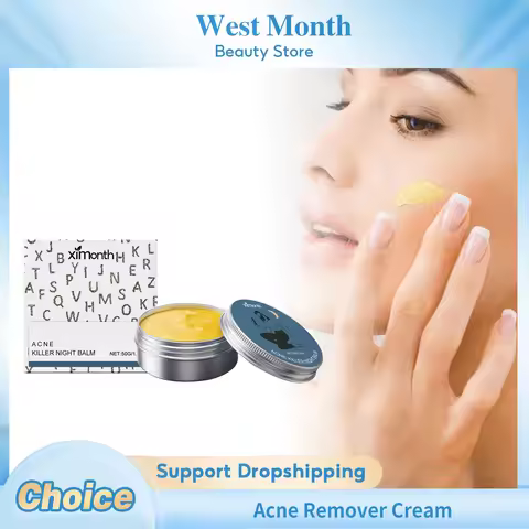Acne Remover Cream Pimple Treatment Repair Redness Shrink Pores Oil Control Smoothing Soften Skin Wh