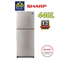 [Free Shipping] Sharp 440L Folio Refrigerator SJ4422MSS J-Tech Inverter Fridge
