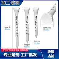 50Pcs White Wooden Golf Tees 53/69/83mm Durable Wood Golf Ball Holders Golf Training Accessories