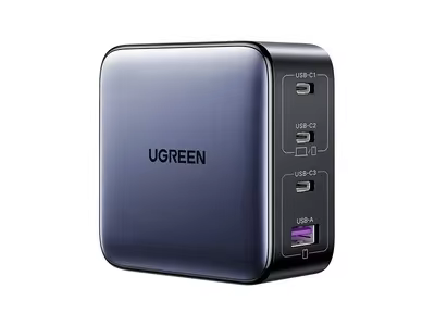 UGREEN 140W Four Port Gallium Nitride Charger Kit X569 3*USB-C USB-A PD3.1 Protocol 3C1A Four Interf