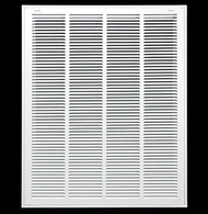 26" X 28" Steel Return Air Filter Grille for 1" Filter - Easy Plastic Tabs for Removable Face/Door -