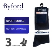 Byford Sport Socks (3 Pairs) Assorted Colour - BSF635G