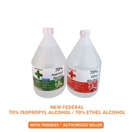 NEW FEDERAL 70% ISOPROPYL ALCOHOL | ETHYL ALCOHOL DISINFECTANT ANTISEPTIC 1 GALLON New Federal