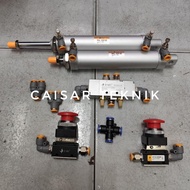 SET PNEUMATIC CYLINDER 32×125 CONTROL PUSH BUTTON