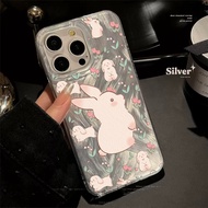 Rabbit Flower Casing hp For OPPO A5 PRO A3X A3 PRO A3S A12E A5 A38 A18 A31 A8 A17 A17K A16 A16S A15 