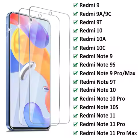 2pcs Ceramic empered Glass For Xiaomi Redmi 10 10A 10C 9 9A 9C Screen Protector for Redmi Note 9 10