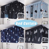 Student Dormitory Bed Curtain University Shading Ventilation  Room Curtain Dustproof Mosquito Protection Cloth Tirai Katil