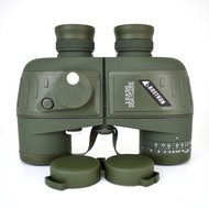 10X50 Optics Military Binocular Telescope Waterproof shockproof Spotting scope with Compass for camp