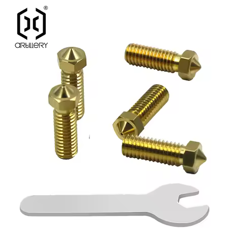 E3D Brass Nozzle 0.2/0.4/0.6/0.8mm Tool Kit Extruder Print Head-End Suitable For Artillery SW-X1/SW-