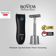 Complete Grooming Kit for Face, Body and Groin: BOVEM Up & Down Package Trimmer Comfort shaver razor