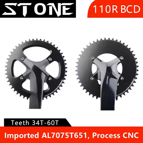 Stone Round Chainring 110 BCD for 105 R7000 R8000 R9100 110bcd 40T46T 48 50T 54 56 58T 60 Road Bike