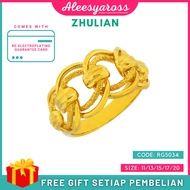 [RG5034] Cincin COCO CANDY ZHULIAN Gold Plated Ring Jewellery Cincin Zhulian Original Zhulian Ring