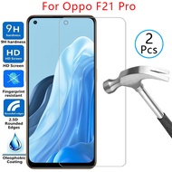 Tempered glass screen protector case for oppo f21 pro 4g 5g cover on oppof21 f 21 21f f21pro 6.43 pr