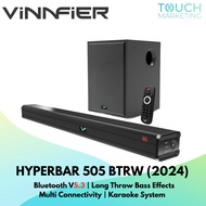Vinnfier Hyperbar 505 BTRW Wireless Soundbar With Wireless Sub Woofer