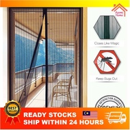 Magnetic Screen Door Mosquito Net Anti Insect Mosquito Door Mesh Automatic Closing Kitchen Sliding Door Curtain Tool-free Magnetic Mosquito Net Summer