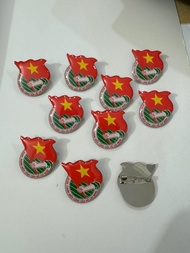 (5k) Combo 100 cái Huy hiệu đoàn huy hiệu đoàn đội cài áo