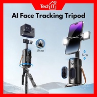 Funezi Tripod 360 Rotation Auto Face Tracking Tripod For Phone Stand Selfie Stick Stand Monopod