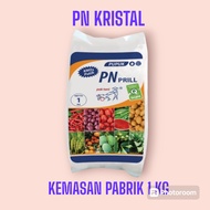 PAK TANI WHITE KNO3 FERTILIZER 1 KG PACKAGING FACTORY PACKAGING PN CRYSTAL
