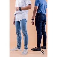 MY🔥Ready Stock🔥 Men's Jeans / Slim Fit Jeans / Seluar Jeans Lelaki / Slim Men Jeans Sky Blue Korean 