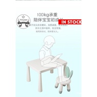 Kids Baby Study Table + 2 Chairs Set - Toddler Activity Desk / Kids Learning Table Desk Set / Comes 