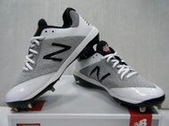 新莊新太陽 New Balance NB L4040PW4 2E 寬 棒壘球鞋 鐵釘 白灰黑X迷彩 特2790