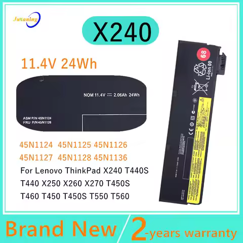 Laptop battery For Lenovo Thinkpad X240 T440 W550 T440S T450 T450S T460 T460P T470P T550 T560 X250 X