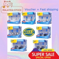 HELLA POWERBLEU 5000K H1 H3 H4 H7 H11 HB3 HB4 9005 9006 Bulb SUPER WHITE