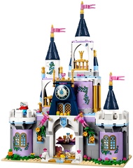 LEGO 41154 Disney Princess Cinderella's Dream Castle Toy, Fairytale Doll House, Prince Charming & Ci