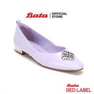 Bata บาจา Red Label รองเท้าคัทชูแบบสวม เรียบหรูดีไซน์เก๋ สวมใส่ง่ายไม่ลื่น สำหรับผู้หญิง รุ่น CARA สีม่วง รหัส 5609361
