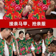 In-stock team-building uniforms team outfits wedding games costumes new Northeast floral print