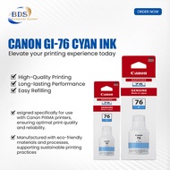 Canon GI-76 INK (Pigment Black/Cyan/Magenta/Yellow) GI76 Toner Ink Bottles for Canon PIXMA GX6070 GX