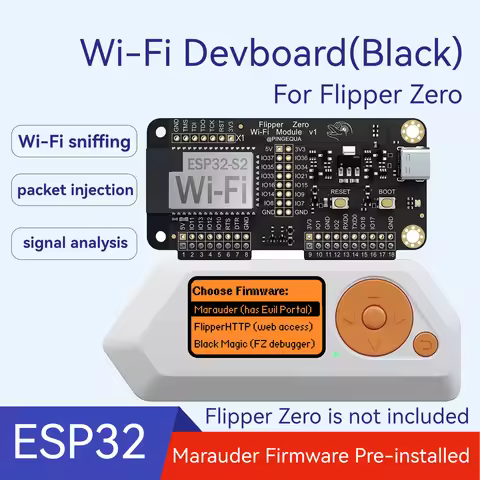 WiFi Devboard for Flipper Zero, WiFi Module ESP32 Special, Pre-Installed Marauder Firmware, Wireless