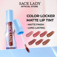 SACE LADY Lipmatte Waterproof Matte Liptint Transfer-proof Lip Tint Long Lasting Matte Finish, Tahan