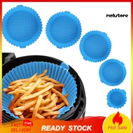 [Rich] 6Pcs Air Fryer Silicone Pot Set BPA-Free Food-Grade Air Fryer Liners 6 Sizes Reusable Air Fry