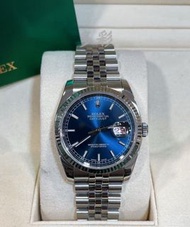 👑[現貨]🔥🔥Rolex Datejust 勞力士日誌系列 116234 蓝面條刻 18K白金狗牙圈 36mm表徑 自動機械 單錶 rolex submariner/rolex daytona/rol